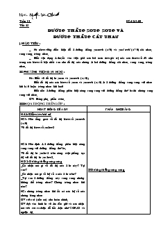 Giáo án Đại số 9 năm học 2008- 2009 - Tiết 25 : Đường thẳng song song và đường thẳng cắt nhau