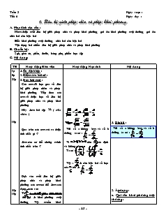 Giáo án Đại số 9 năm học 2008- 2009 - Tuần 3 - Tiết 6 : Liên hệ giữa phép chia và phép khai phương