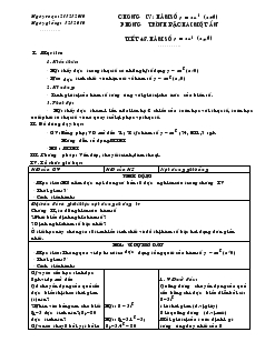 Giáo án Đại số 9 năm học 2010- 2011 - Tiết 48 : Hàm số y = ax2 (a khác 0)