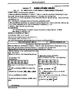 Giáo án đại số 9 năm học 2010- 2011