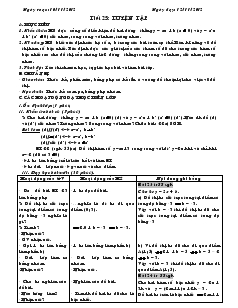 Giáo án Đại số 9 năm học 2011- 2012 - Tiết 25: Luyện Tập