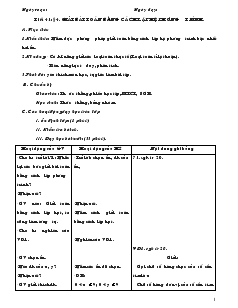 Giáo án Đại số 9 năm học 2011- 2012 - Tiết 41 : Giải bài toán bằng cách lập hệ phương trình