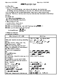 Giáo án Đại số 9 năm học 2012- 2013 - Tuần 2 - Tiết 5 : Luyện tập