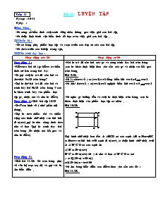 Giáo án Đại số 9 - Tiết 22 : Luyện Tập