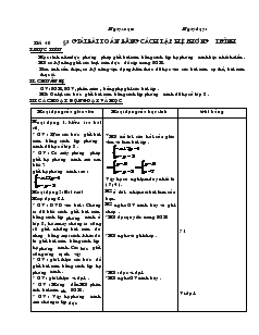 Giáo án Đại số 9 - Tiết 40 : Giải bài toán bằng cách lập hệ phương trình
