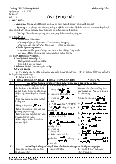 Giáo án Đại số 9 tuần 18 trường THCS Phương Thịnh