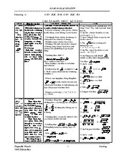 Giáo án đại số lớp 9 Chương I Căn bậc hai căn bậc ba trường THCS Khoá Bảo