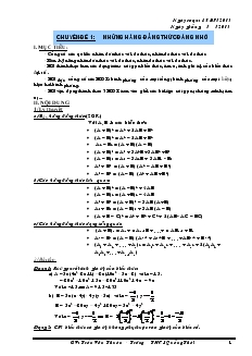 Giáo án Dạy hè toán 8 Trường THCS Quảng Thái