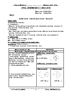 Giáo án Hình học 9 - Học kì II