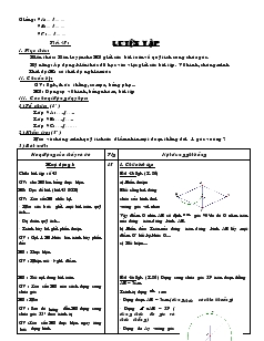 Giáo án Hình học 9 năm học 2007- 2008 - Tiết 47 : Luyện tập