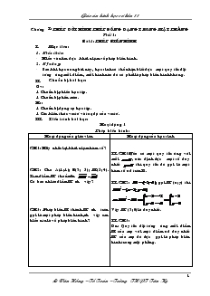 Giáo án hình học cơ bản 11