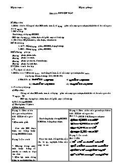 Giáo án Hình học khối 9 - Tiết 10: Luyện tập