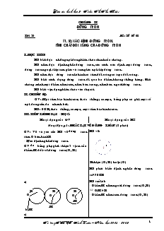 Giáo án Hình học khối 9 - Tiết 20 đến tiết 36