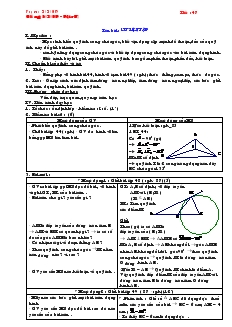Giáo án Hình học lớp 9 - Tuần 24 - Tiết 47, 48