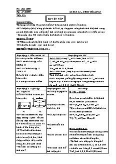 Giáo án môn Hình học khối 9 - Chương IV - Tiết 59: Luyện tập