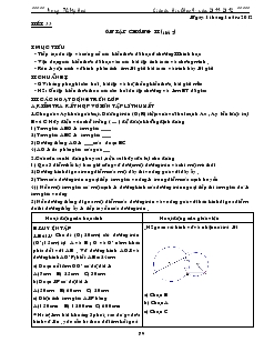 Giáo án môn Hình học khối 9 - Tiết 33 đến tiết 70