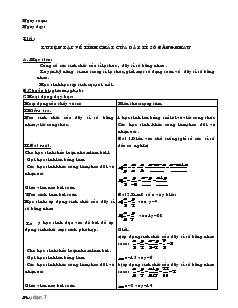 Giáo án Phụ đạo lớp 7