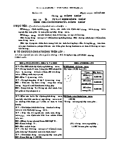 Giáo án soạn giảng hình học 9 thcs thiệu nguyên chương II: Đường tròn