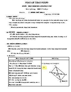 Giáo án thao giảng - Tiết 17: Hình chữ nhật