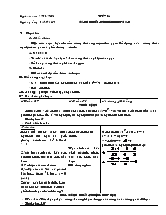 Tiết 56 : Công thức nghiệm thu gọn