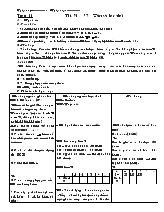 Giáo án Đại số 9 - Tuần 11 - Tiết 21 : Hàm số bậc nhất