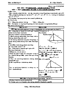 Giáo án Hình học 9 - Mạc Tuấn Tú