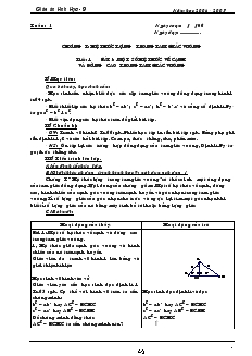 Giáo án Hình học 9 năm học 2006 - 2007