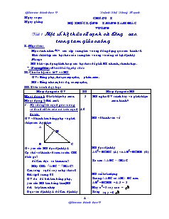Giáo án Hình học 9 - Trịnh Thị Thuý Hạnh