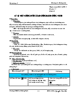 Giáo án Hình Học 9 - Trường THCS Vinh Quang - Tiết 31: Vị trí tương đối của đường hai đường tròn