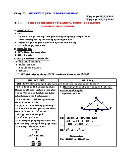 Giáo án Hình học lớp 9 (chuẩn cả năm)