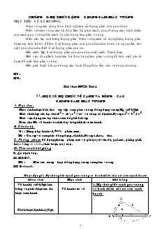 Giáo án Hình học lớp 9 - Tiết 1 đến tiết 10