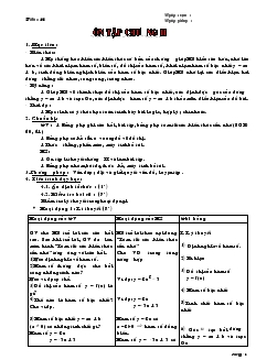 Giáo án Hình học lớp 9 - Tiết 28: Ôn tập chương II