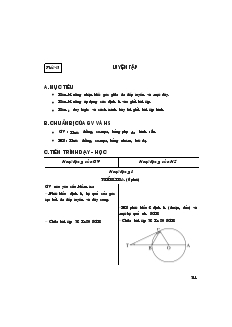 Giáo án Hình học lớp 9 - Tiết 43, 44