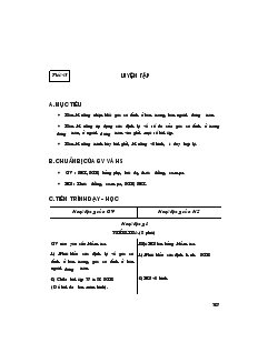 Giáo án Hình học lớp 9 - Tiết 45: Luyện tập