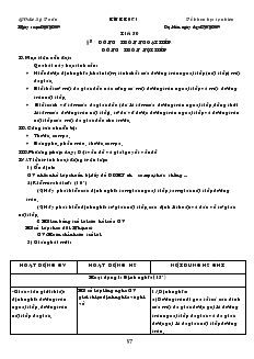 Giáo án Hình học lớp 9 - Tiết 50, 51: Đường tròn ngoại tiếp, đường tròn nội tiếp