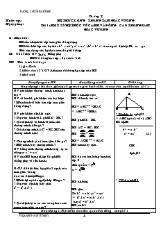 Giáo án Hình học lớp 9 - Trường THCS Hòa Khánh