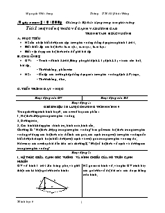 Giáo án Hình học lớp 9 - Trường THCS Phúc Đồng