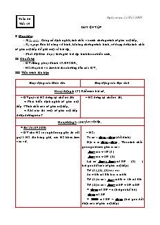 Giáo án Hình học lớp 9 - Tuần 26 - Tiết 49, 50: Luyện tập