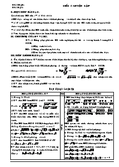 Giáo án môn Đại số 9 - Tiết 7: Luyện tập