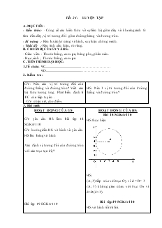 Giáo án môn Đại số khối 9 - Tiết 24: Luyện tập