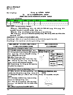 Giáo án môn Hình học lớp 9 - Chương II: Đường tròn