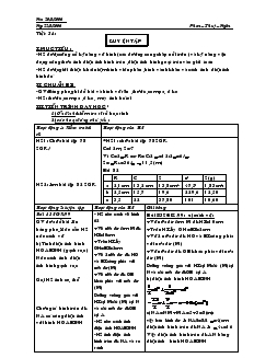 Giáo án môn Hình học lớp 9 - Chương III - Tiết 54: Luyện tập