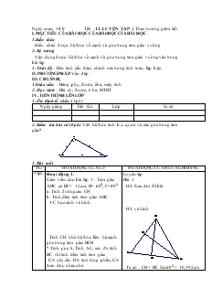 Giáo án môn Hình học lớp 9 - Tiết 11 đến tiết 14