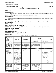 Giáo án môn Hình học lớp 9 - Tiết 19 đến tiết 29