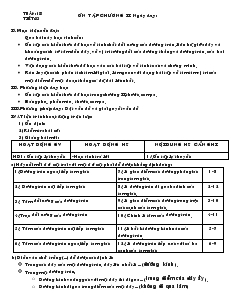 Giáo án môn Hình học lớp 9 - Tiết 35: Ôn tập chương II