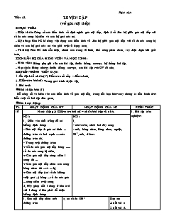 Giáo án môn Hình học lớp 9 - Tiết 41: Luyện tập