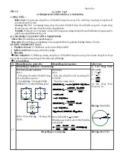 Giáo án môn Hình học lớp 9 - Tiết 52: Luyện tập (về độ dài đường tròn, cung tròn)