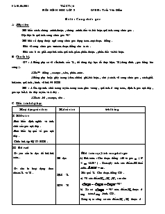 Giáo án môn Hình học lớp 9 - Trần Văn Diễm - Tiết 46 - Bài 6: Cung chứa góc