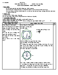 Giáo án môn Hình học lớp 9 - Trần Văn Diễm - Tiết 51: Độ dài đường tròn, cung tròn