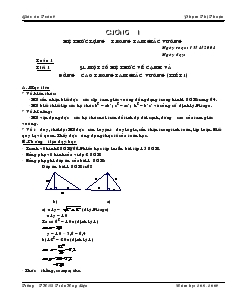 Giáo án Toán 9 - Phạm Thị Thuận